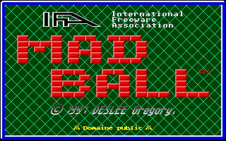 Mad Ball atari screenshot